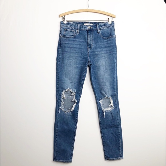 LEVI’S 721 high rise, skinny, distressed jeans - Picture 12 of 12